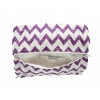 Violet and White Chevron